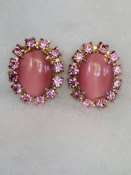 Luxurious  Pink Earrings Razzle Dazzle Shine