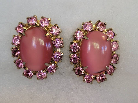 Luxurious  Pink Earrings Razzle Dazzle Shine