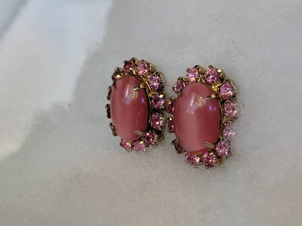 Luxurious  Pink Earrings Razzle Dazzle Shine