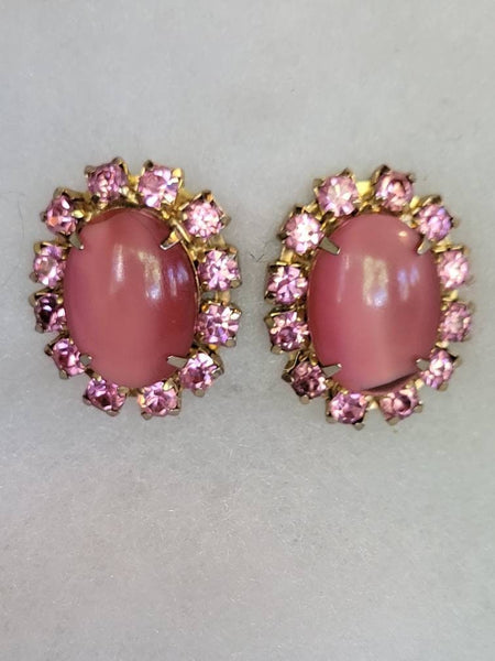 Luxurious  Pink Earrings Razzle Dazzle Shine