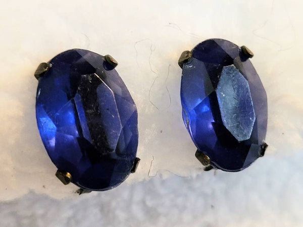 Elegant & Old Sensational Sapphire Earrings 1900s