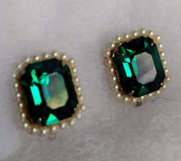 Emeralds & Pearl's Petite Pretties 1950s Earrings