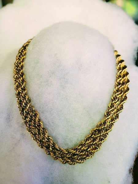 Monet Gold 48 inch 1960s Vintage Chain