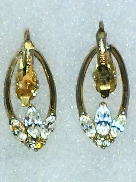 Trifari  Treasures Rare 60s Dangling Rhinestones Sparkling Style