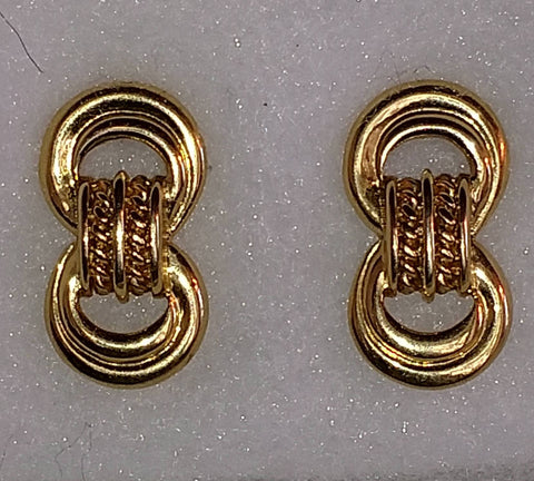 Trifari  1990s Gold Post
