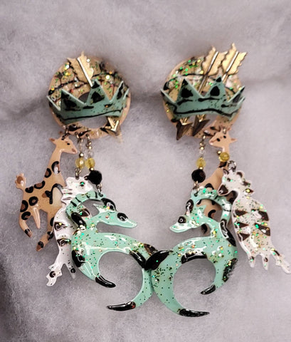 Avant-garde Animal Jewelry Statement Size..! Metal ART Vintage  Treasures by Wink