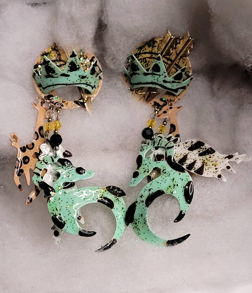 Avant-garde Animal Jewelry Statement Size..! Metal ART Vintage  Treasures by Wink