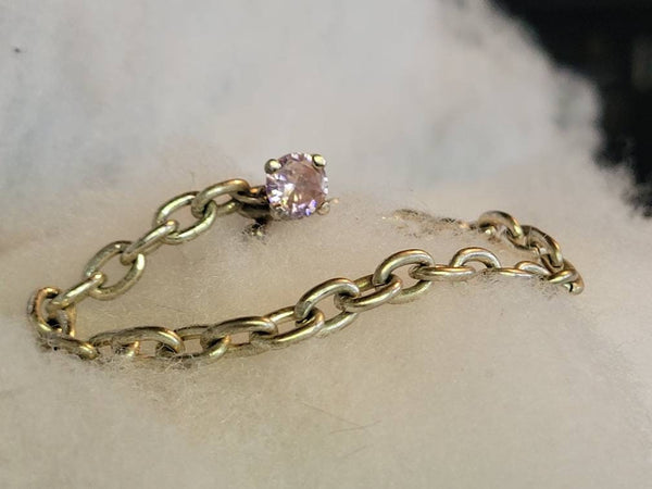 Pretty Pink Rhinestone  Bracelet 90s