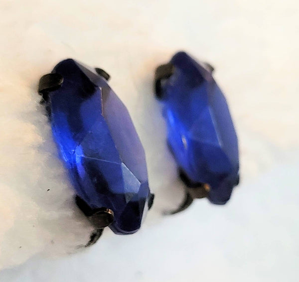 Elegant & Old Sensational Sapphire Earrings 1900s