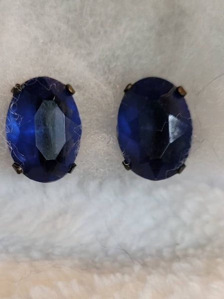 Elegant & Old Sensational Sapphire Earrings 1900s