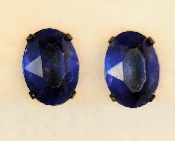 Elegant & Old Sensational Sapphire Earrings 1900s