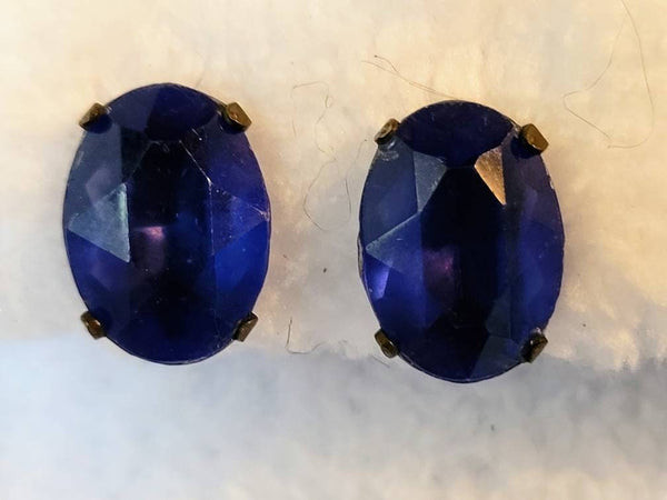 Elegant & Old Sensational Sapphire Earrings 1900s