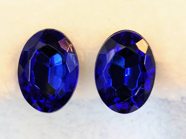 Stunning Shades of Blue Earrings Cobalt Sapphire...