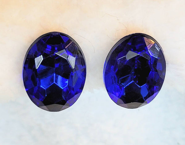 Stunning Shades of Blue Earrings Cobalt Sapphire...