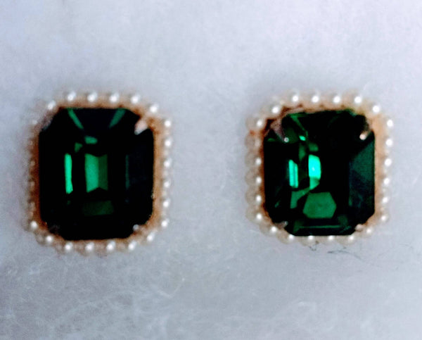 Emeralds & Pearl's Petite Pretties 1950s Earrings