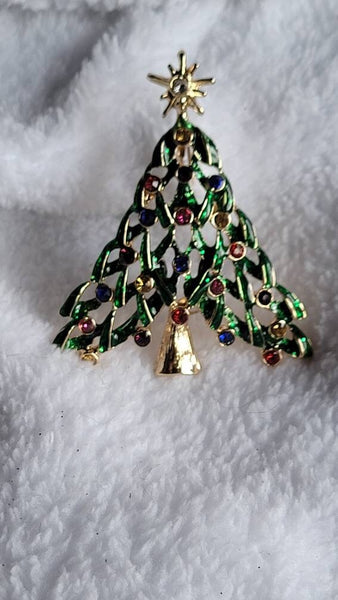 Merry Christmas Tree Vintage Style