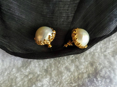 Marvella Pearl Earrings Mid Century Magic..!