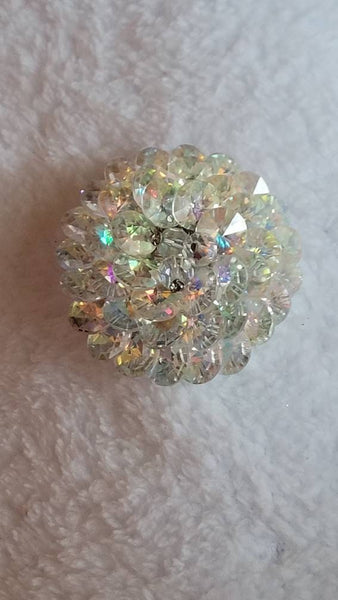 Vendome Sensational Sparkling  Rainbow Vintage Pin 1950s