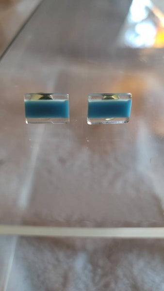 Vintage Blue Lucite Petite Earwear... Shown with The Lucite Collection