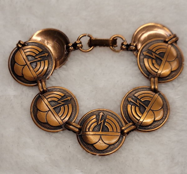 Cool Copper Cloud Vintage Bracelet