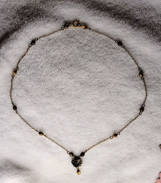 Copper Rose Necklace