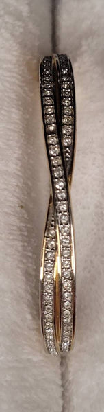 Rhinestone Crystal Vintage  Bracelets 50s 60s. The 70s Gold on Left is this list signed Swarovski All on Wink..!