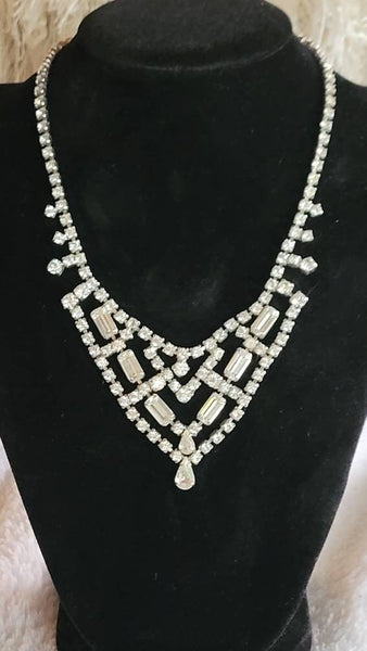 Dazzling Diamante  Collection 1950s Brilliance.  Dozens of Rhinestones Dancing in the Light.
