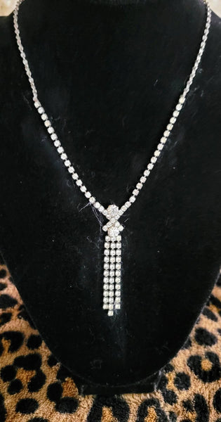 Dazzling Diamante Collection Necklace Brilliant Rhinestones Light It Up..!