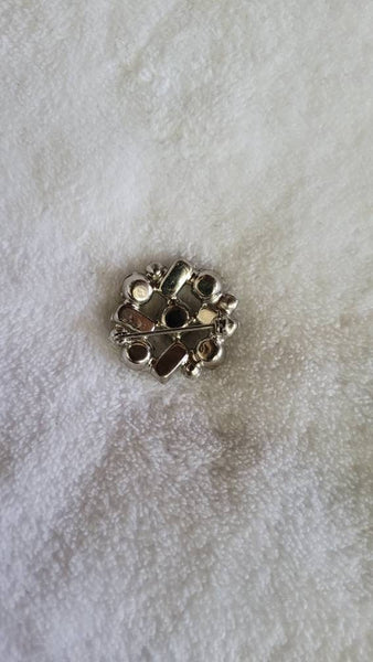 Rhinestone Brooch Fabulous Forties Flash..! ART Deco Influences on this Breathtaking Brooch