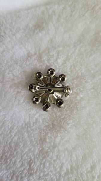 Rhinestone Baby Brooch Brilliant Sparkles 3/4 inch..!