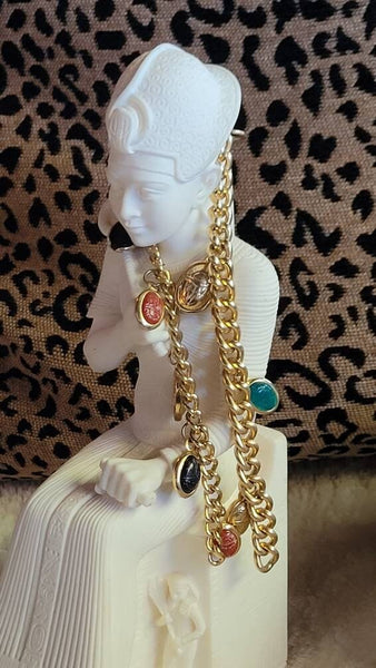 Egyptian Scarab Bracelet Circa 90s