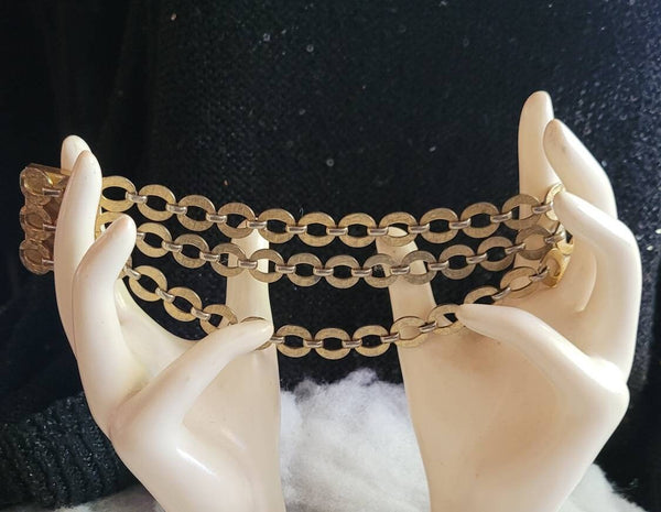 Sandor Sensation Vintage Gold Link 1950s Style
