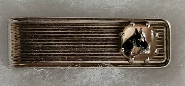Hickok USA Tie Bar Equestrian Mid Century Men's Collection Horse Lovers  Perfection. Sleek Sophisticated Vintage Treasure