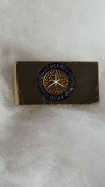 Vintage Mercedes Benz Money Clip From Mid Century Men's Collection Classic Car Accessories Vintage Cash Stash Benz Bucks