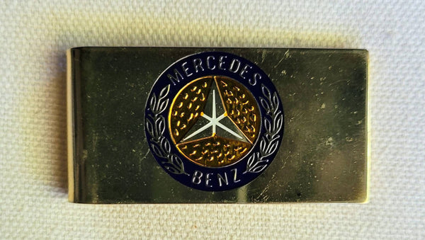 Vintage Mercedes Benz Money Clip From Mid Century Men's Collection Classic Car Accessories Vintage Cash Stash Benz Bucks