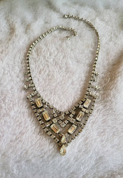 Dazzling Diamante  Collection 1950s Brilliance.  Dozens of Rhinestones Dancing in the Light.