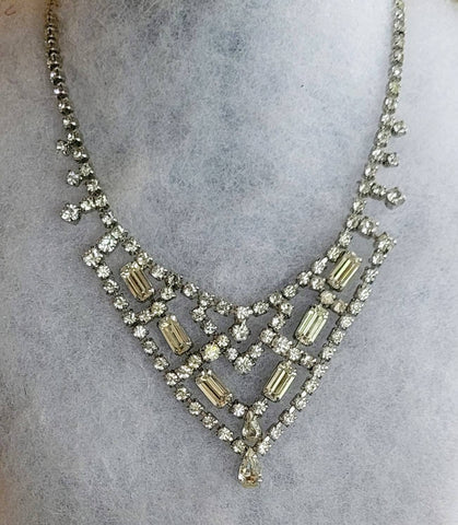 Dazzling Diamante  Collection 1950s Brilliance.  Dozens of Rhinestones Dancing in the Light.