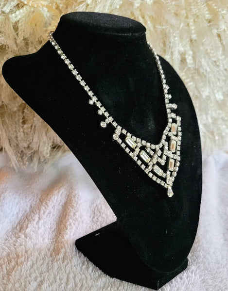 Dazzling Diamante  Collection 1950s Brilliance.  Dozens of Rhinestones Dancing in the Light.