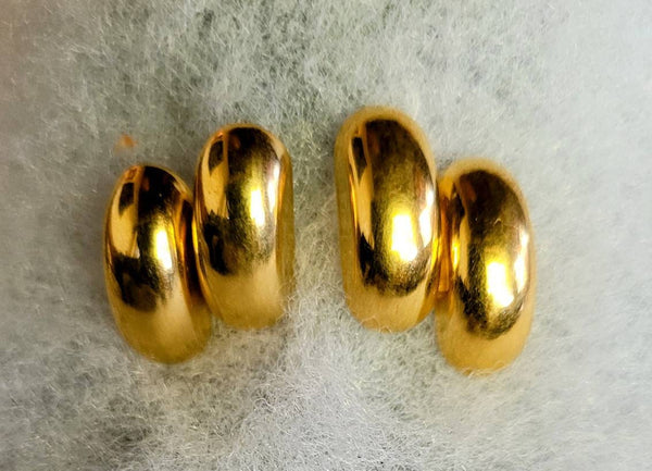 Napier Classic Gold Earrings Light Lovely Brilliant Gold Vintage Staple