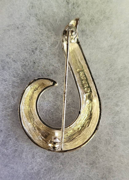 Napier  Question  Mark Rough Vintage Pin Worn Well