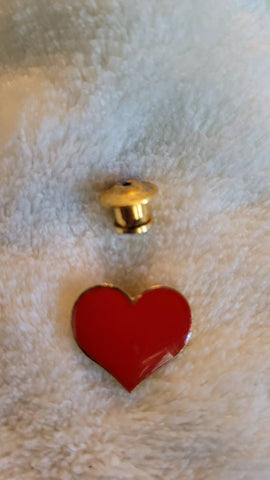 Vintage Valentines Hallmark  Heart Pin