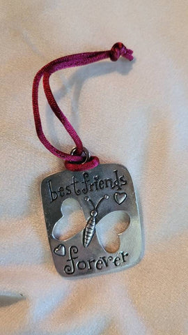 Best Friends Pendant  or Ornament Pweter by Seagull Comes in Original Gift Box