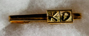 Vintage Hadleys Tie Chain Bar Mid Century Collection Initals Personalized for K.D. Picture Perfect Personal Vintage Classic Gift