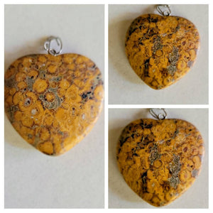 Happy Heart of Stone Vintage Neckwear Soft Smooth Stone with Colors Shapes & Surprises in its Stunning Design by Nature.! Perfect Heart Gift
