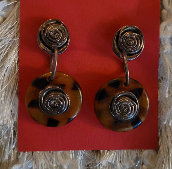 Norma Jean Lucious Leopard Earrings.  Beautiful Rare to Find Ready Set Style..! Classic like their Namesake..! Fabulous Fashion Find