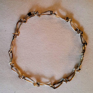 Ralph Lauren Silver Large Link Necklace Vintage RL Simple  Classic Design from 1980s Simple A Rareity in 80s. Nice Piece