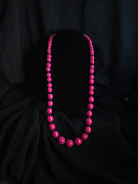 Pink HOT Pink..!  & Black Pink  Necklace